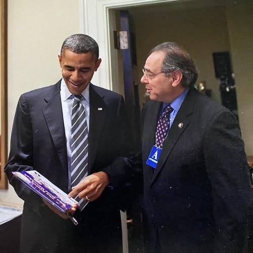 Hon. Paul Hodes and former president Barack Obama